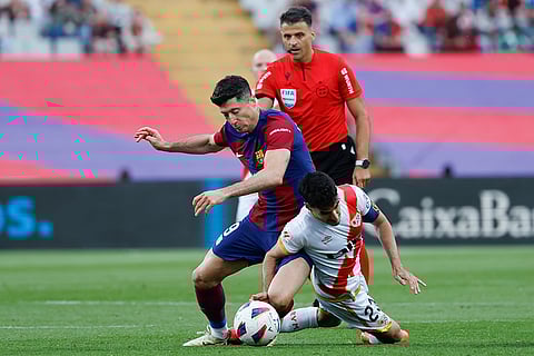 Barcelona's Robert Lewandowski